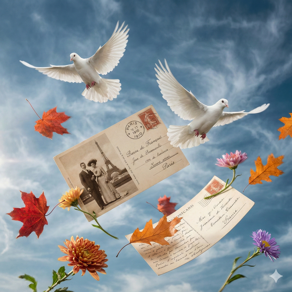 Cartes postales volants