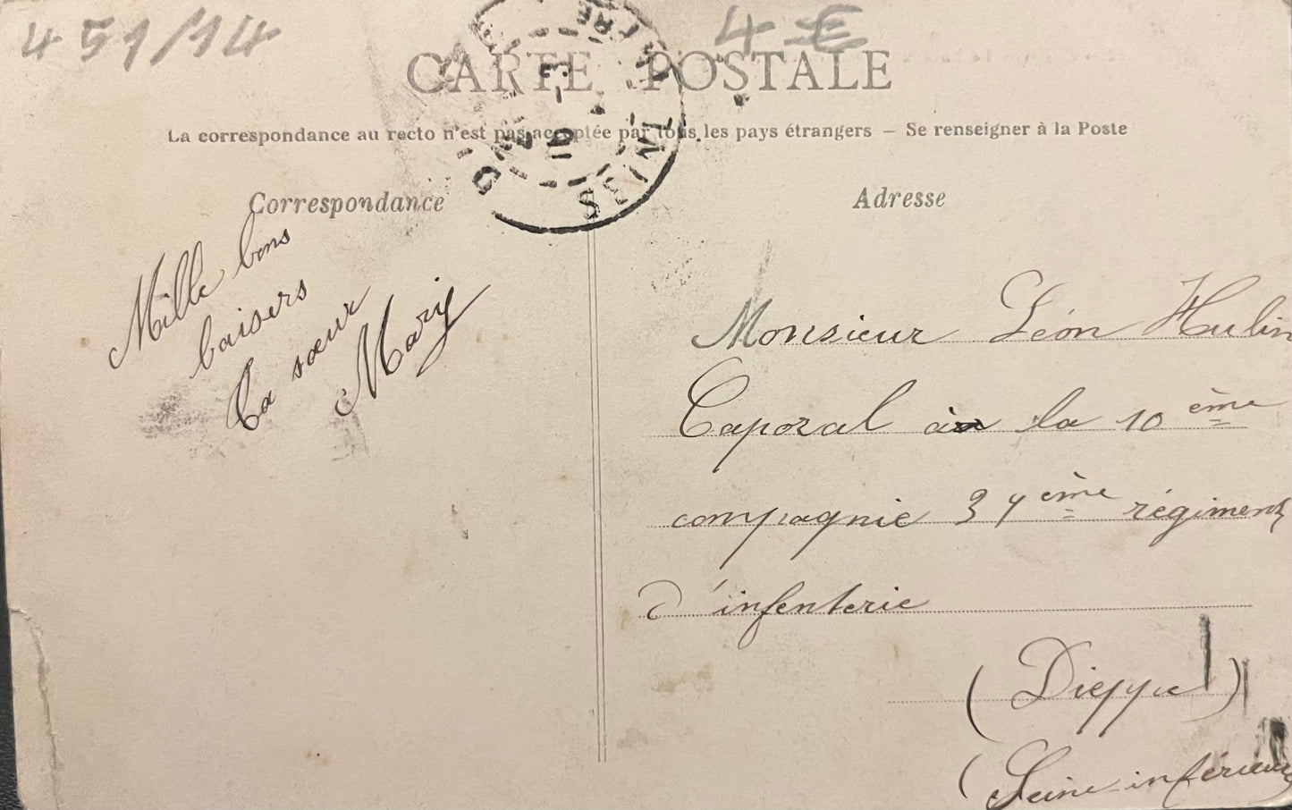 CPA FR14 Caen - Le bateau du Havre et l’Orne - L.D.