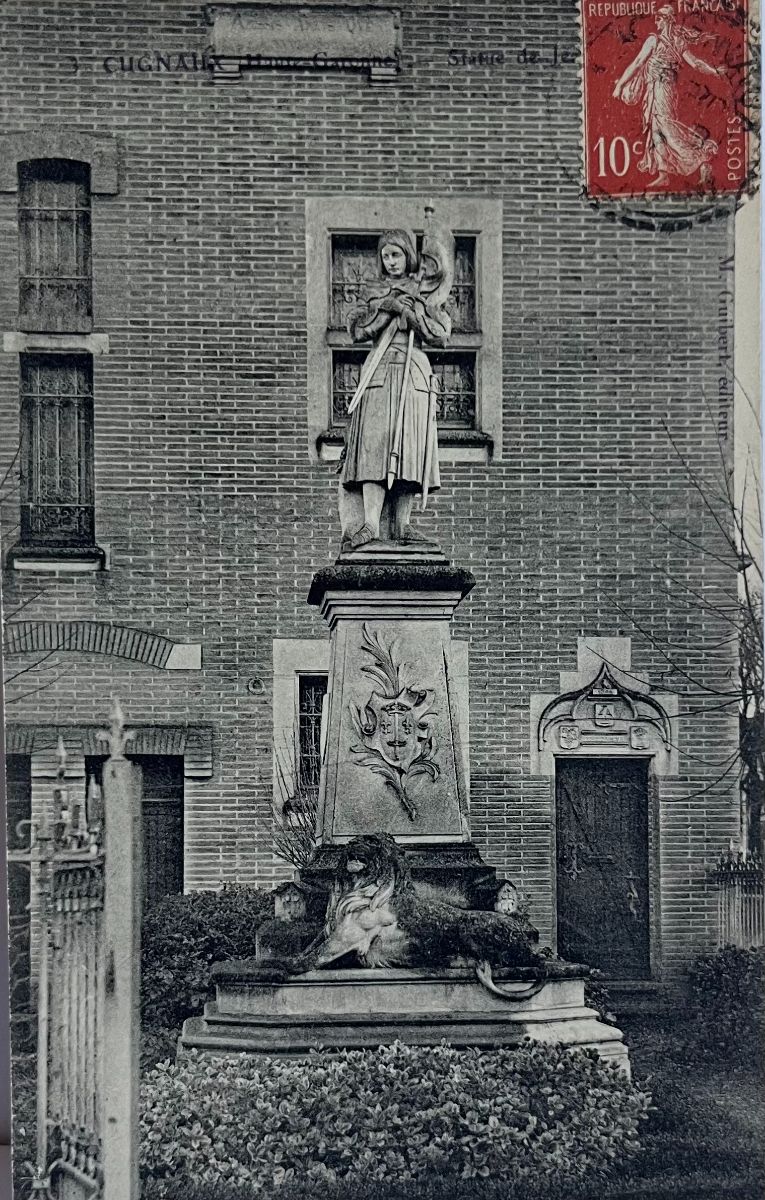 CPA FR31 Cugnaux - Haute-Garonne - Statue de Jeanne d'Arc