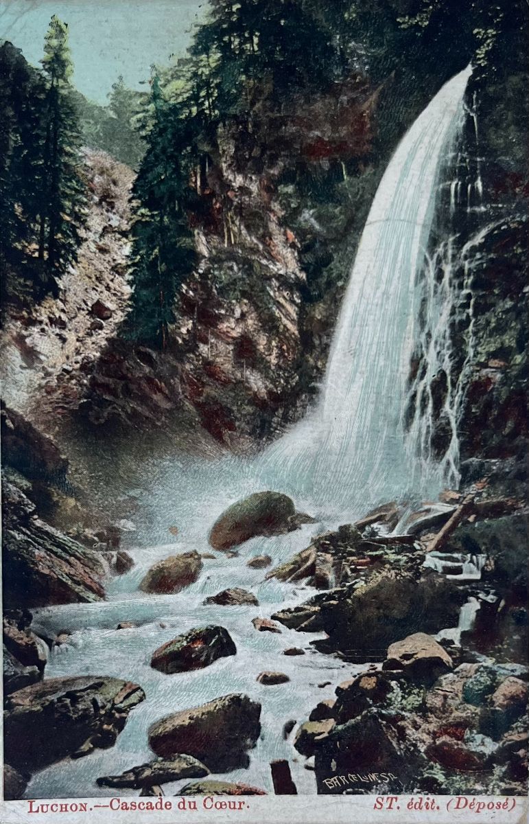 CPA FR31 Luchon - Cascade du Cœur ST