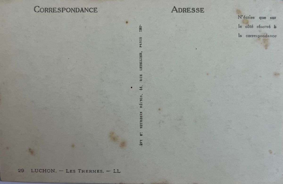 CPA FR31 Luchon - Les Thermes LL