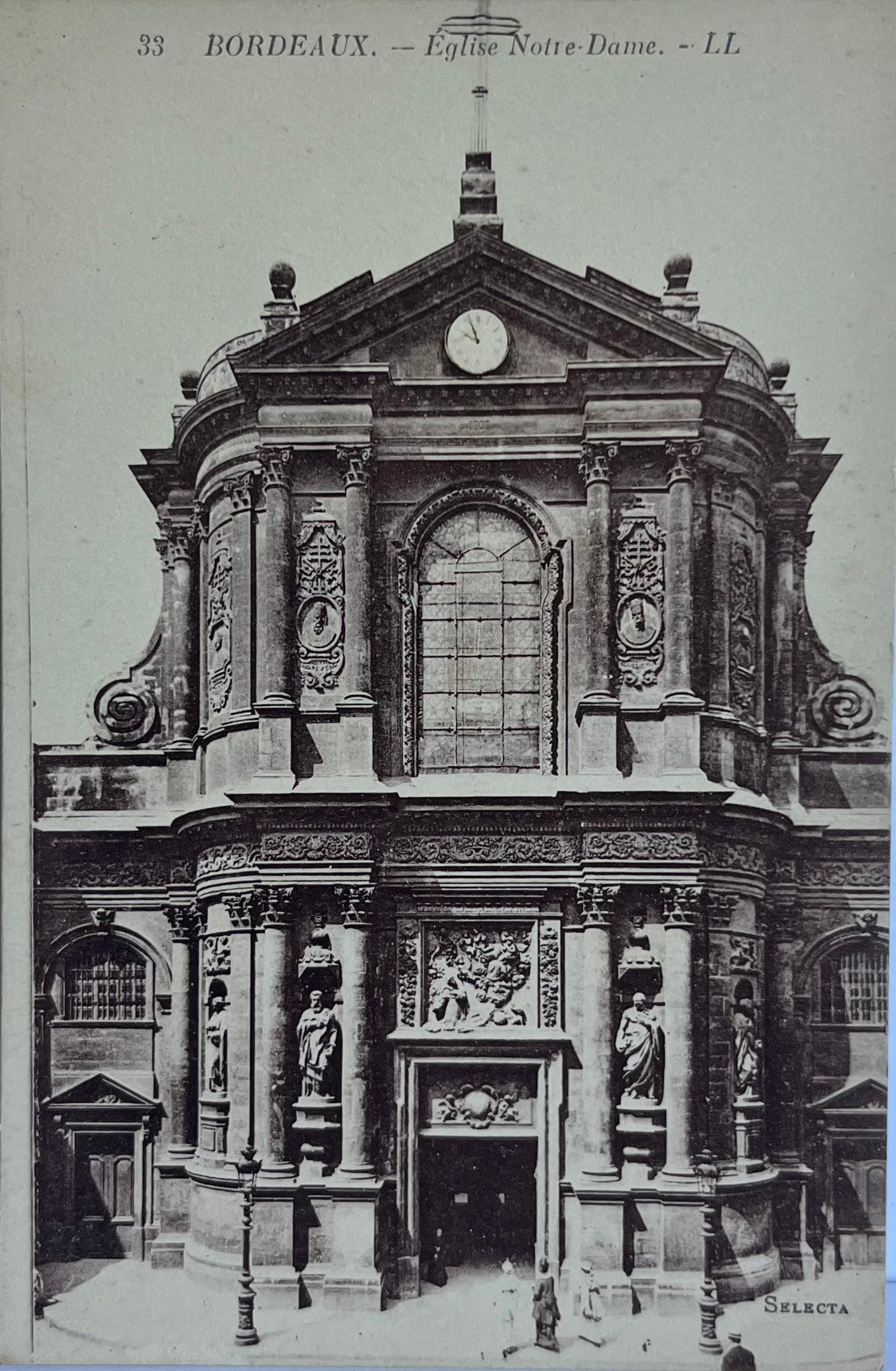 CPA FR33 Bordeaux - L'Eglise Notre-Dame LL