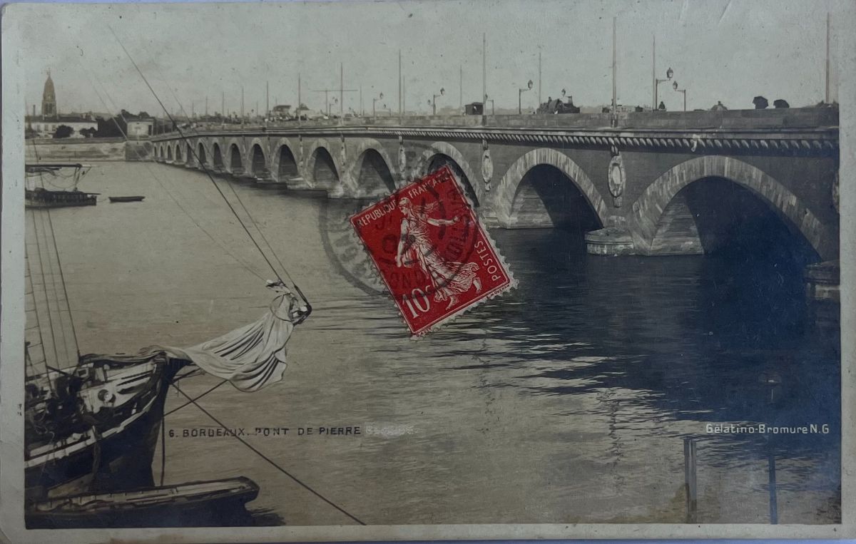 CPA FR33 Bordeaux - Pont de Pierre NG