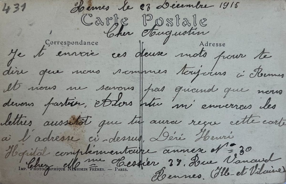 CPA FR35 Rennes - Le Jardin des Plantes ND