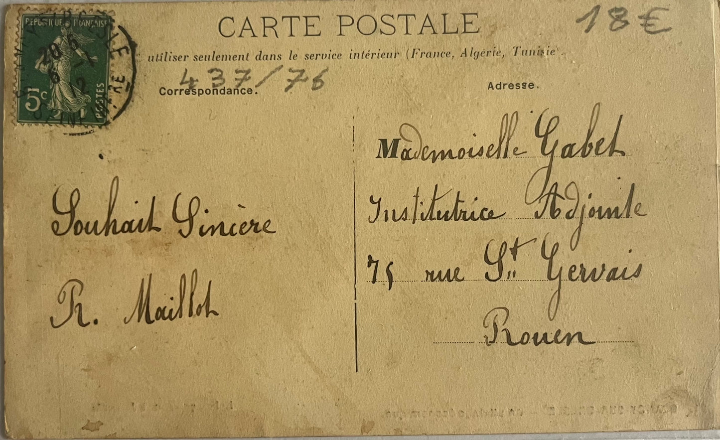 CPA FR76 Blangy-sur-Bresle - Un attelage économique