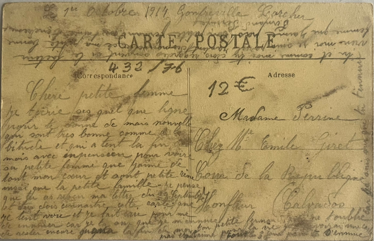 CPA FR76 Gonfreville-l'Orcher (Seine-inf.) - Maison Vimont, Route Nationale