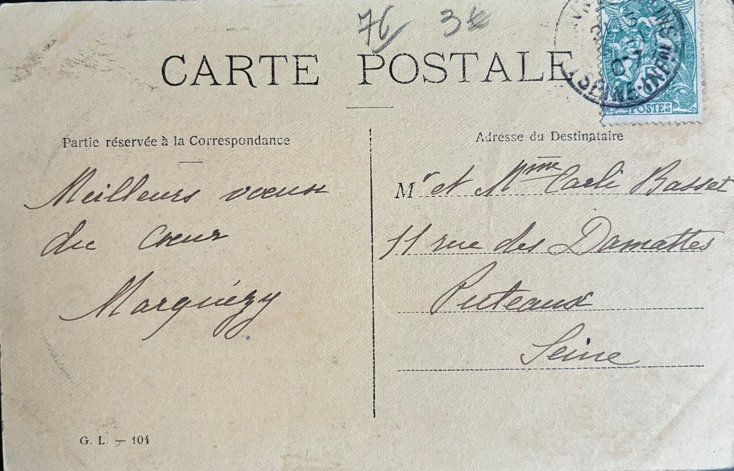 CPA FR76 Le Havre - Etude de nuages