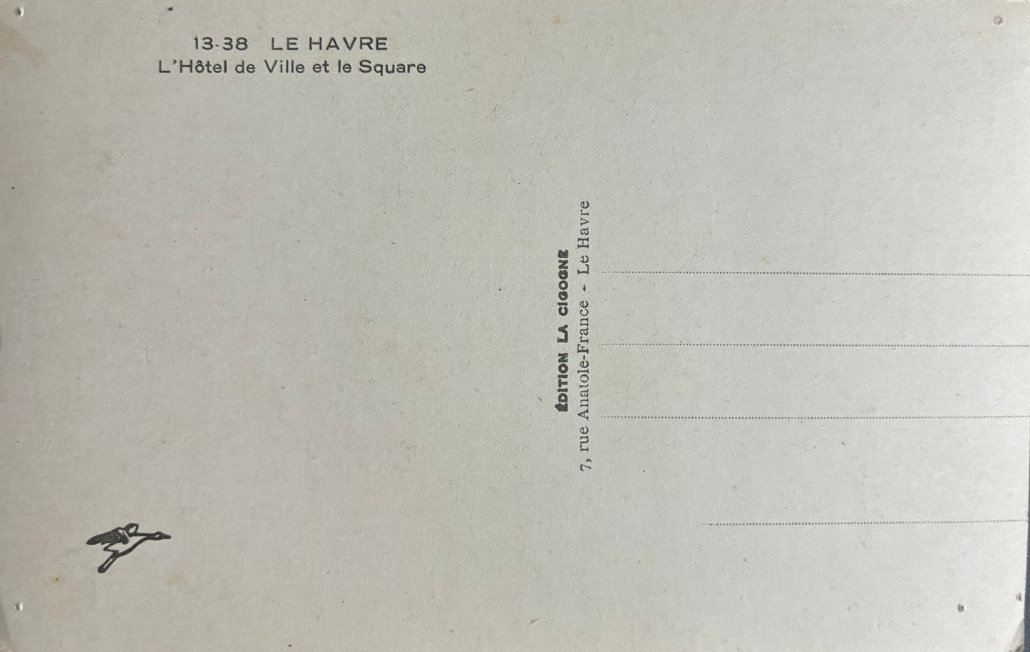 CPA FR76 Le Havre - L'Hôtel de Ville et le Square
