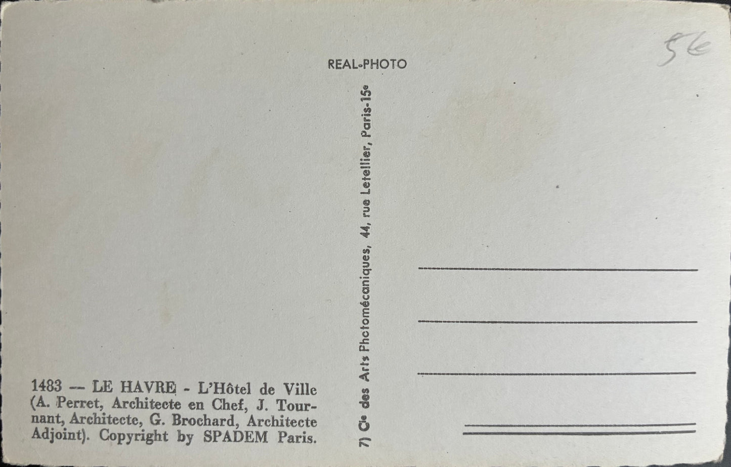CPA FR76 Le Havre - L'Hôtel de Ville