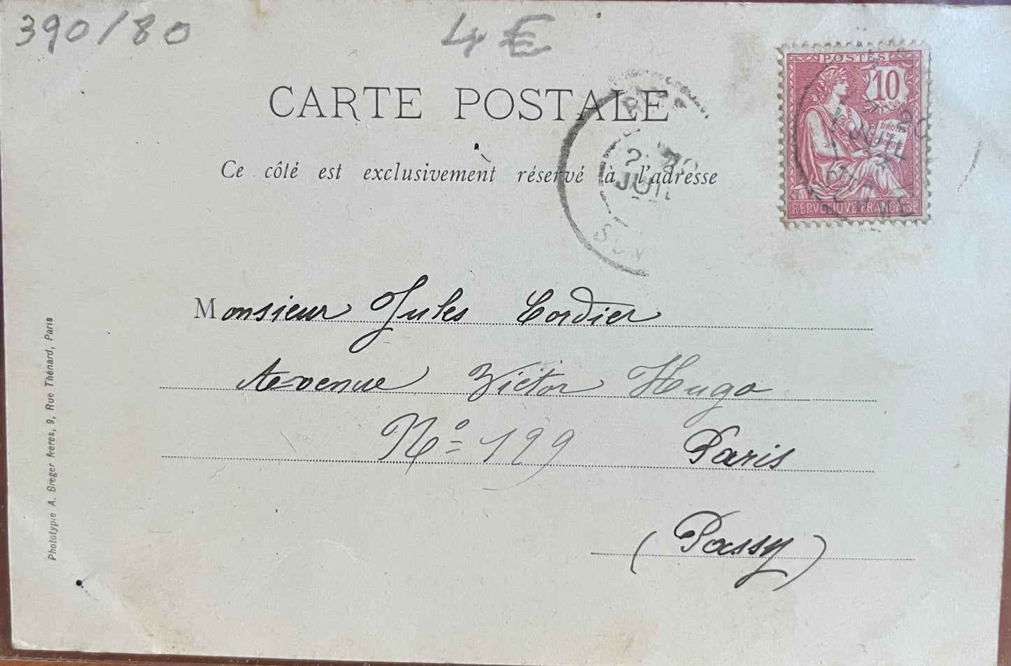 CPA FR80 Roye - Notre-Dame de paix - Ecole des garçons