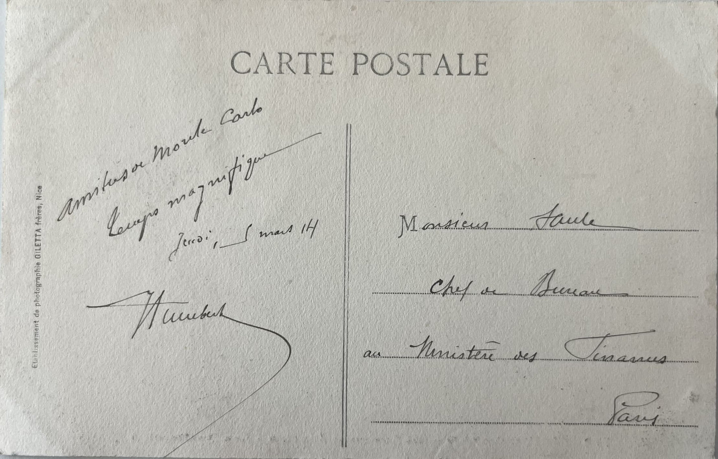 CPA MC Monte-Carlo - Le Casino et Jardins - Les Boulingrins