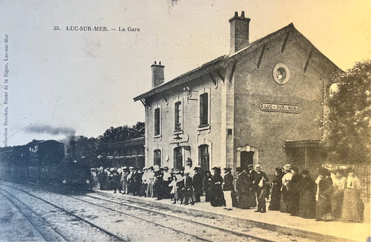 CPA FR14 Luc-sur-Mer - La Gare