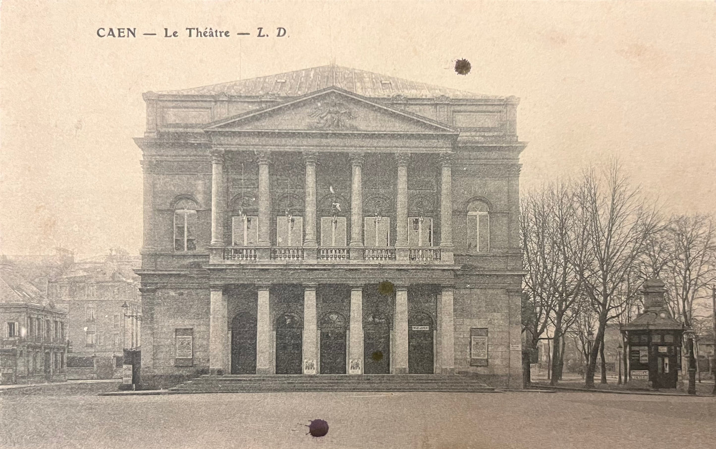 CPA FR14 Caen - Le Théâtre - LD