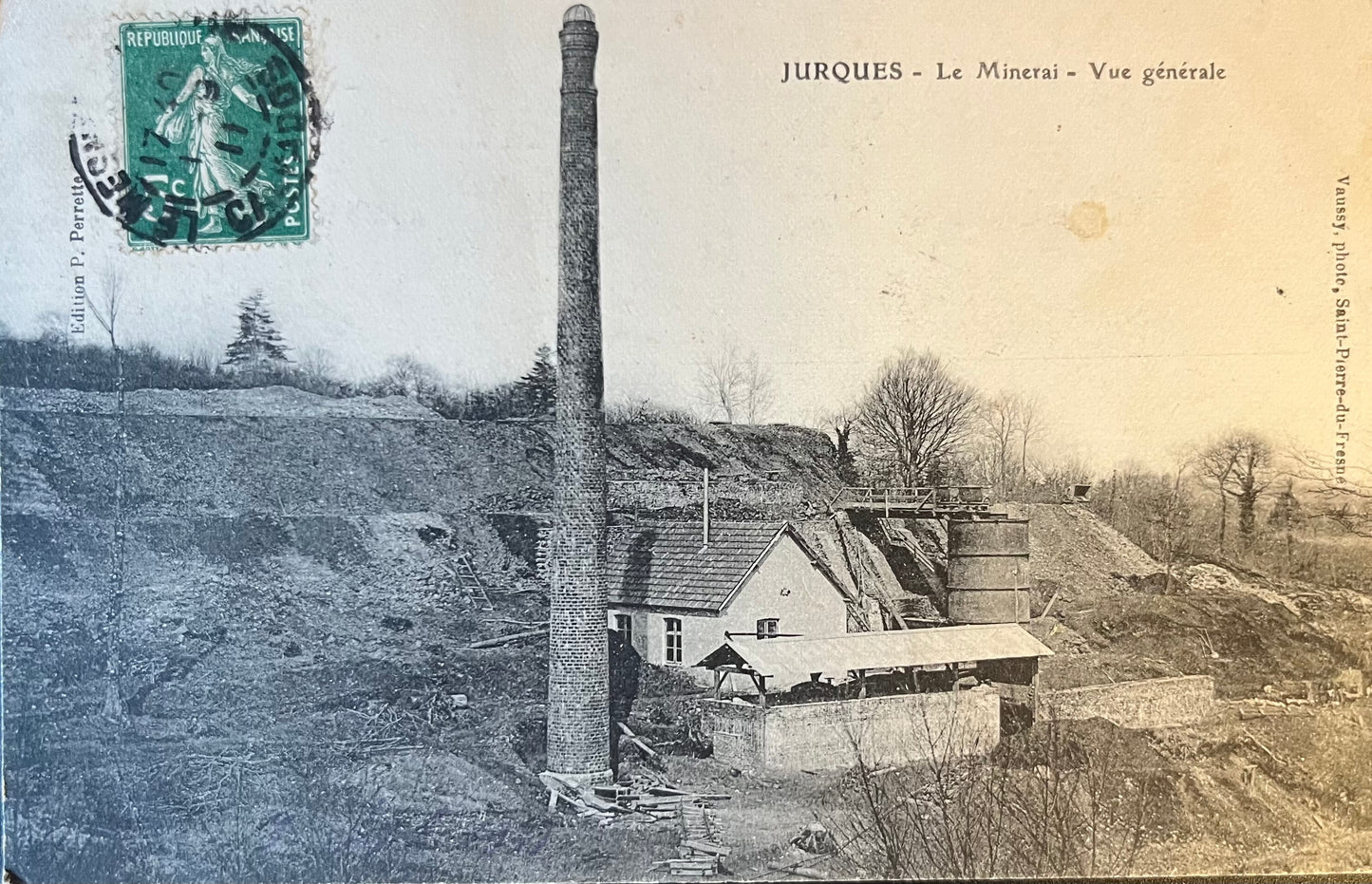 CPA FR14 Jurques - Le Minerai - Vue générale