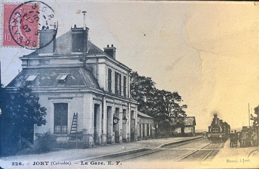 CPA FR14 Jort (Calvados) - La Gare