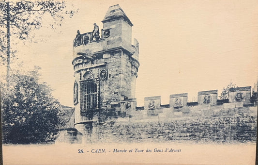 CPA FR14 Caen - Manoir et Tour des Gens d’Armes