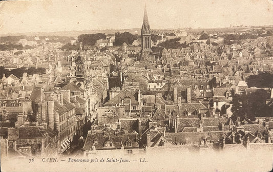 CPA FR14 Caen - Panorama pris de Saint-Jean - LL