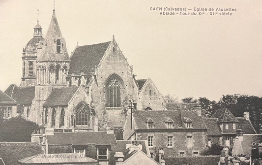 CPA FR14 Caen (Calvados) - Église de Vaucelles. Abside - Tour du XIe - XIIe siècle