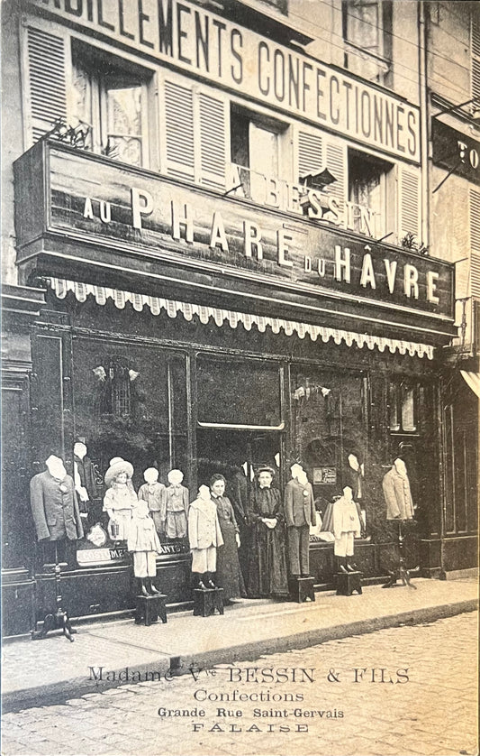 CPA FR14 Falaise - Grande Rue Saint-Gervais - Madame Vve Bessin & Fils