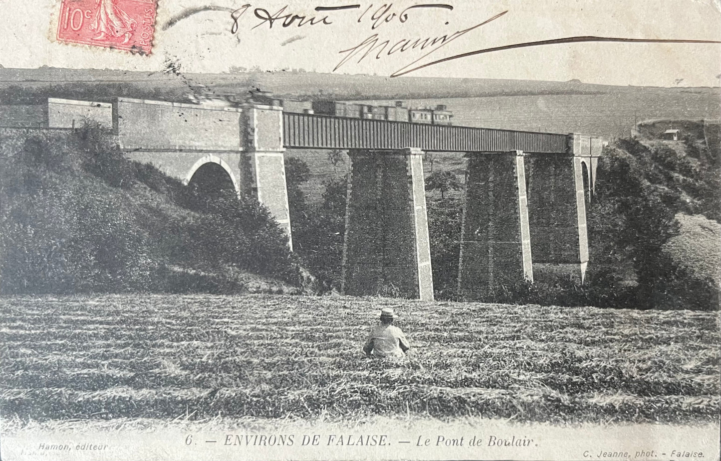 CPA FR14 Environs de Falaise - Le Pont de Boulair.