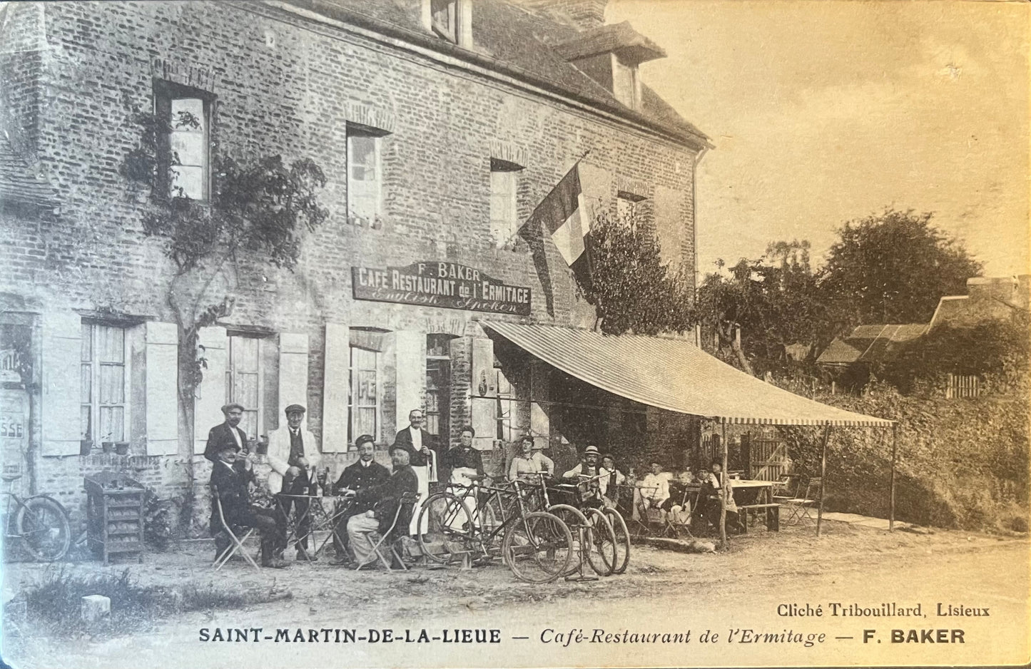 CPA FR14 Saint-Martin-de-la-Lieue - Café-Restaurant de l'Ermitage