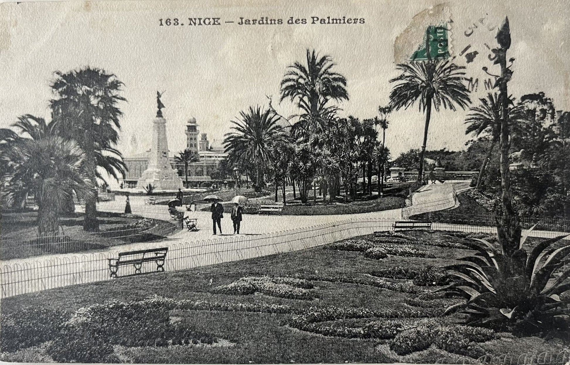 CPA FR06 Nice - Jardins des Palmiers