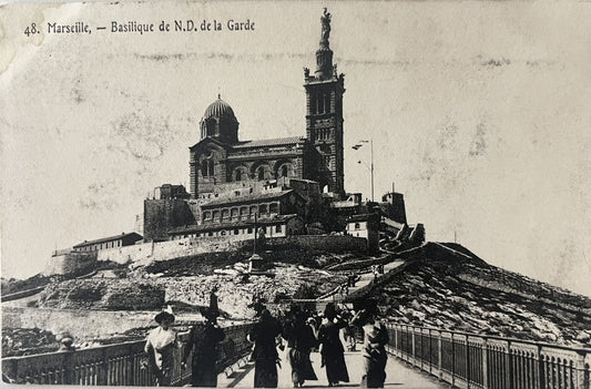 CPA FR13 Marseille - Basilique de N.D. de la Garde