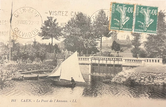 CPA FR14 Caen - Le Pont de l’Anneau. - LL