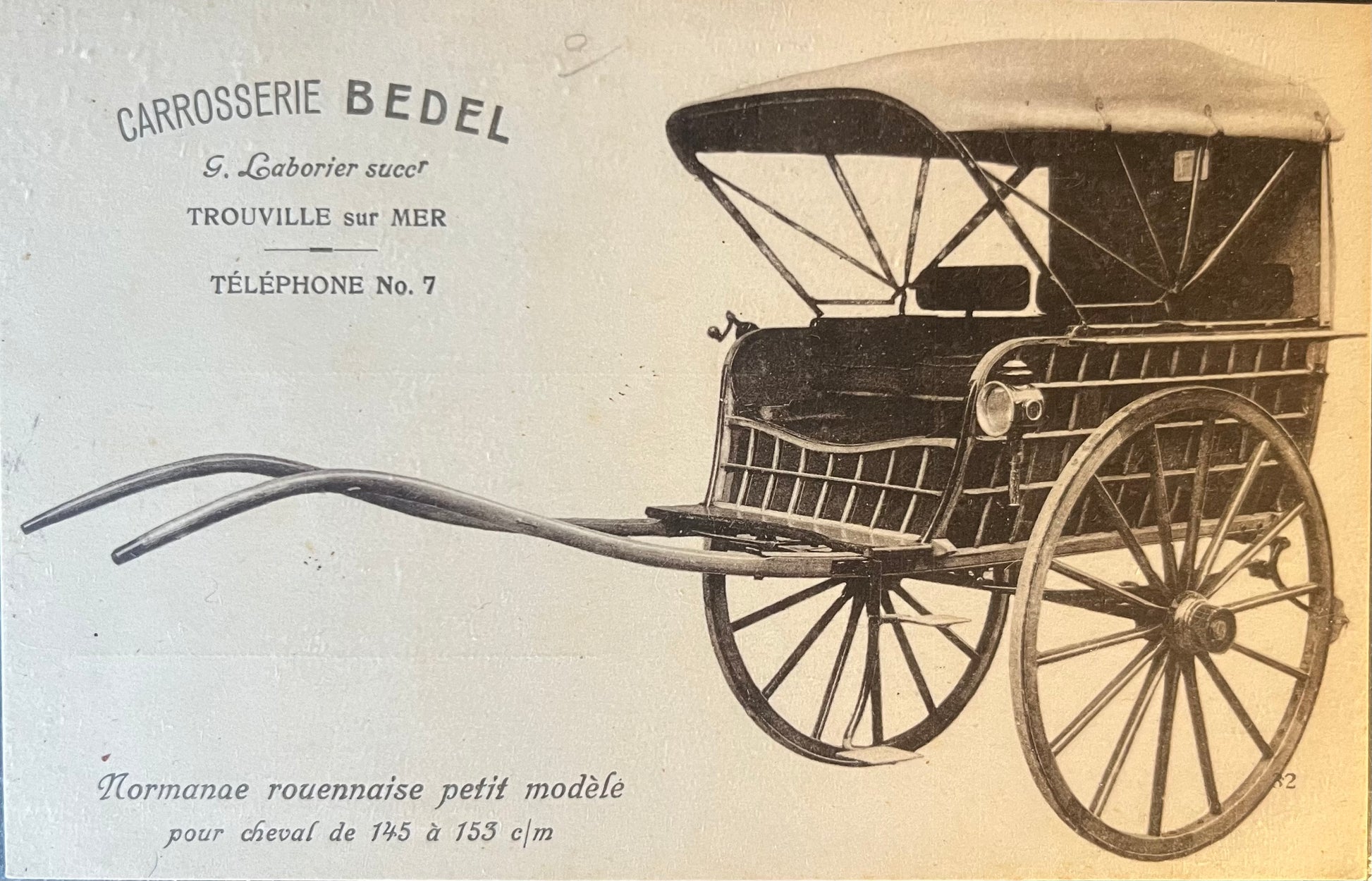 CPA FR14 Carrosserie Bedel - Normanae rouennaise petit modèle