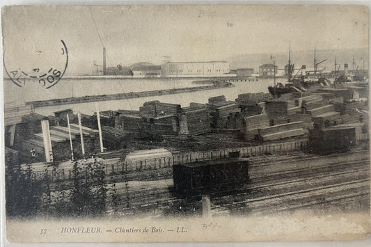 CPA FR14 Honfleur - Chantiers de Bois - LL