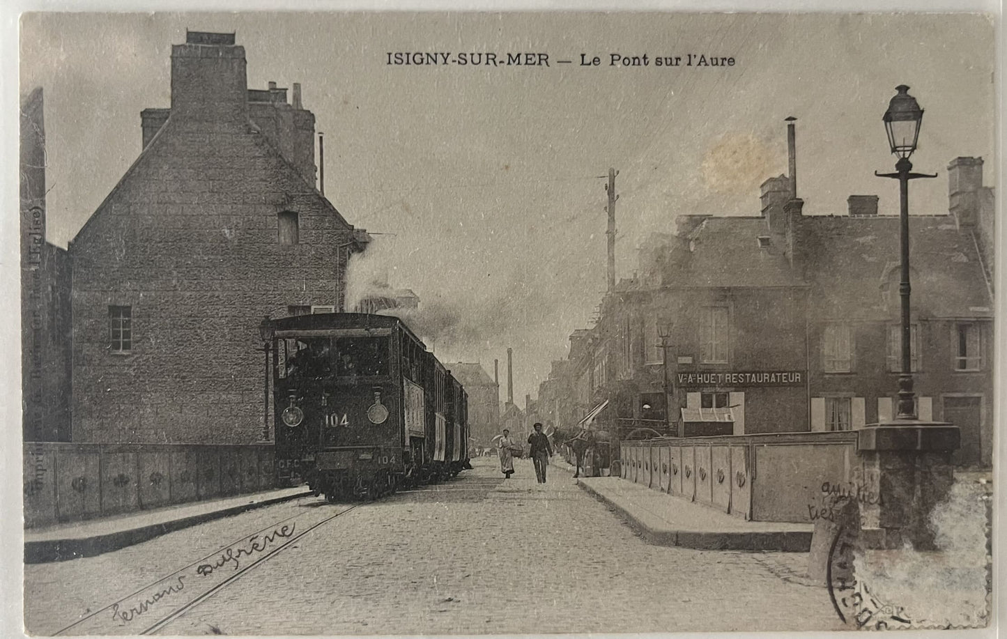 CPA FR14 Isigny-sur-mer - Le mont sur l'Aure