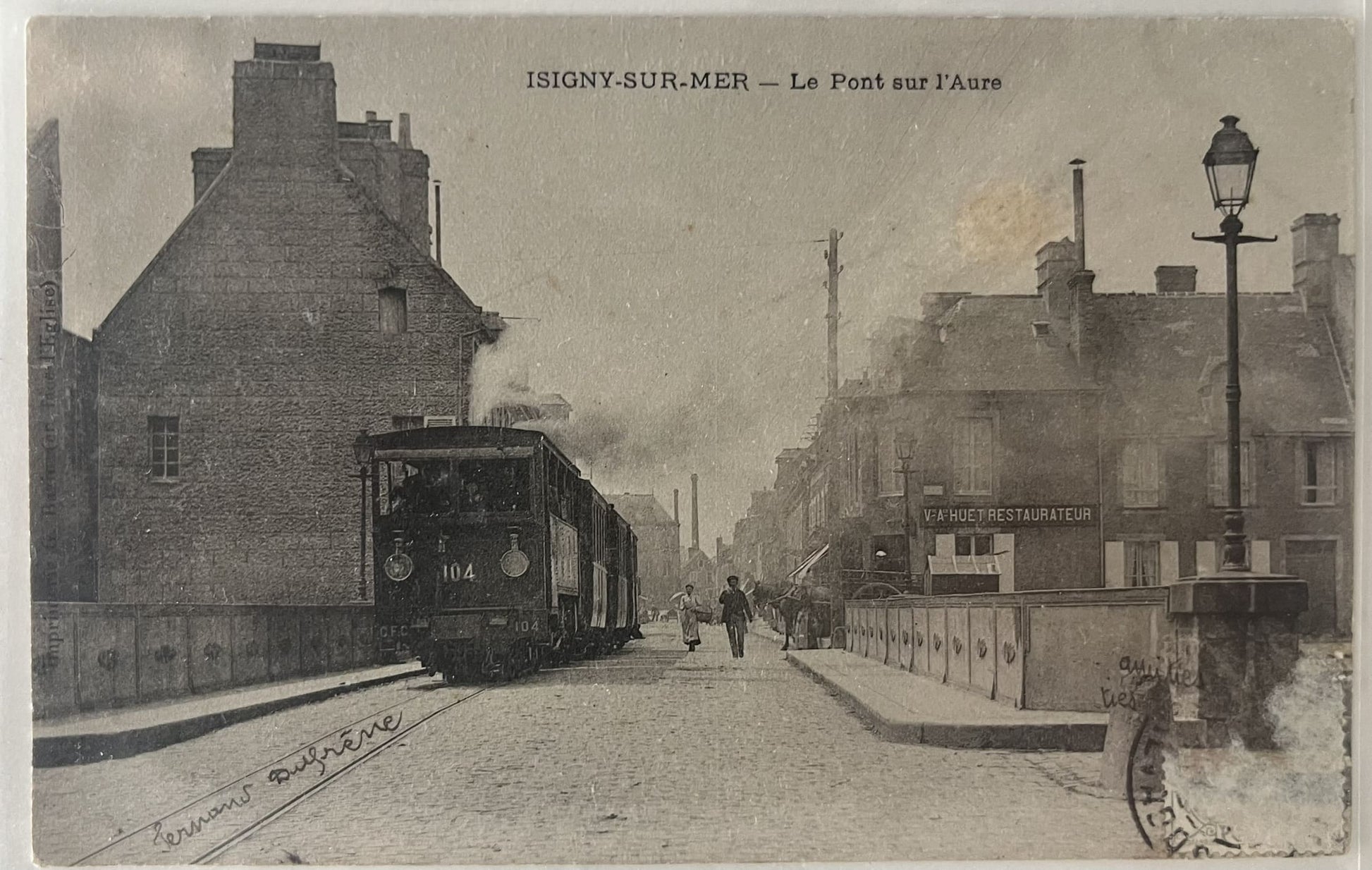 CPA FR14 Isigny-sur-mer - Le mont sur l'Aure