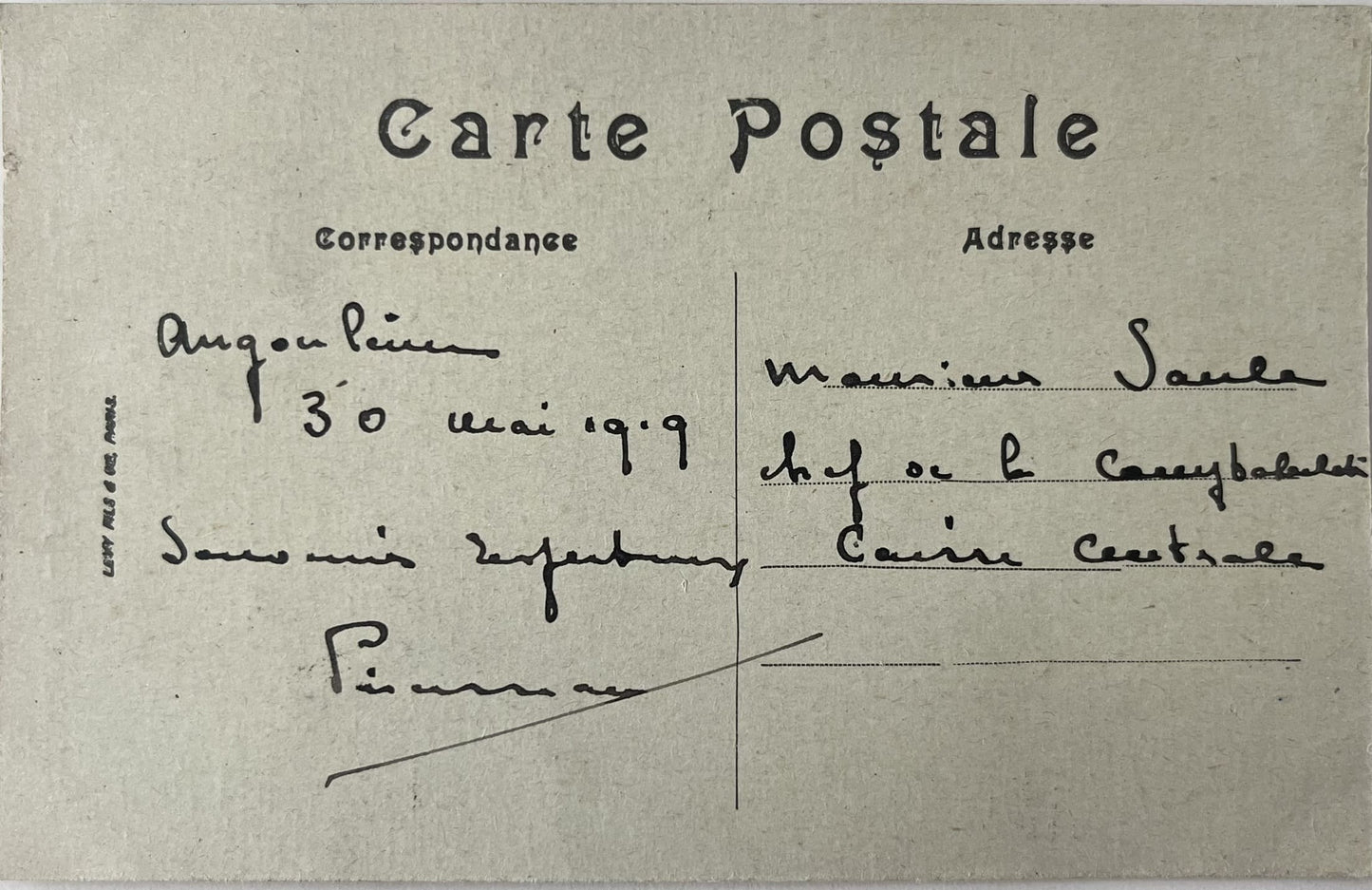 CPA FR16 Angoulême - Façade de la Cathédrale - LL
