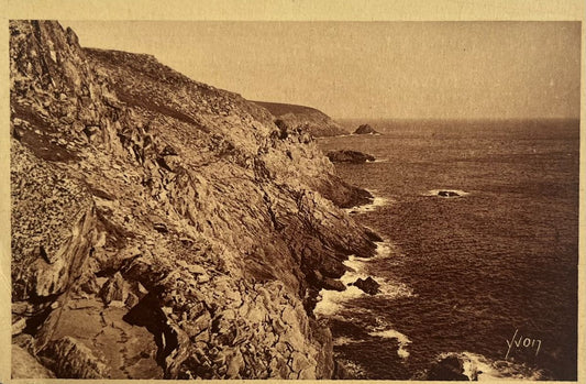CPA FR29 Côte Sauvage, Pointe du Raz (Finistère) - Loge de Sarah-Bernhardt