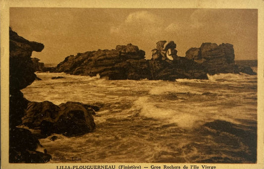 CPA FR29 Lilia-Plouguerneau (Finistère) - Gros Rochers de l'Ile Vierge