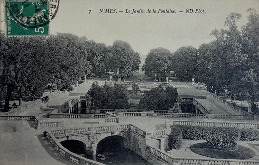 CPA FR30 Nimes - Le Jardin de la Fontaine ND