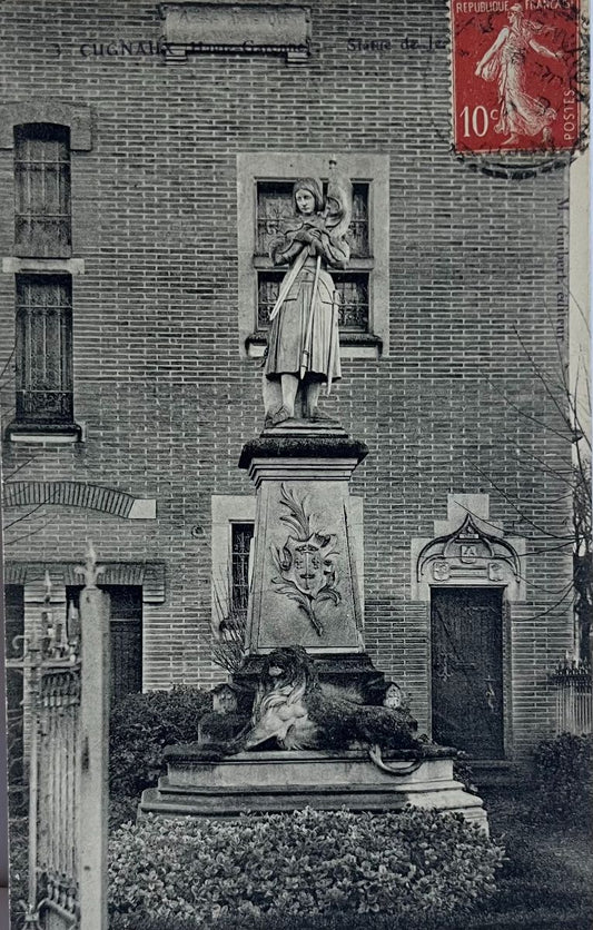 CPA FR31 Cugnaux - Haute-Garonne - Statue de Jeanne d'Arc