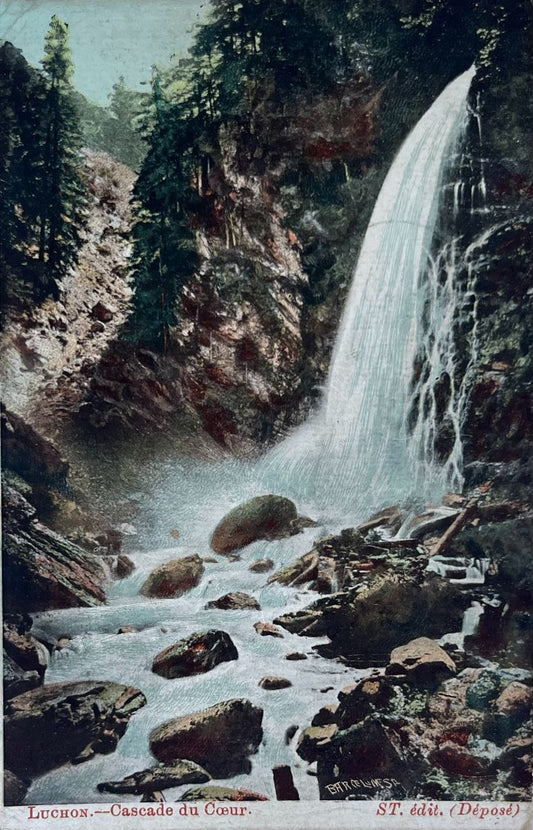 CPA FR31 Luchon - Cascade du Cœur ST