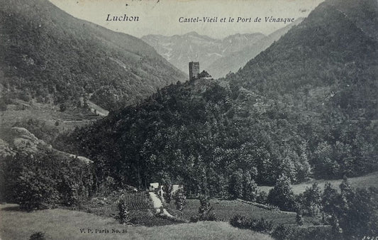 CPA FR31 Luchon - Castel-Vieil et le Port de Vénasque