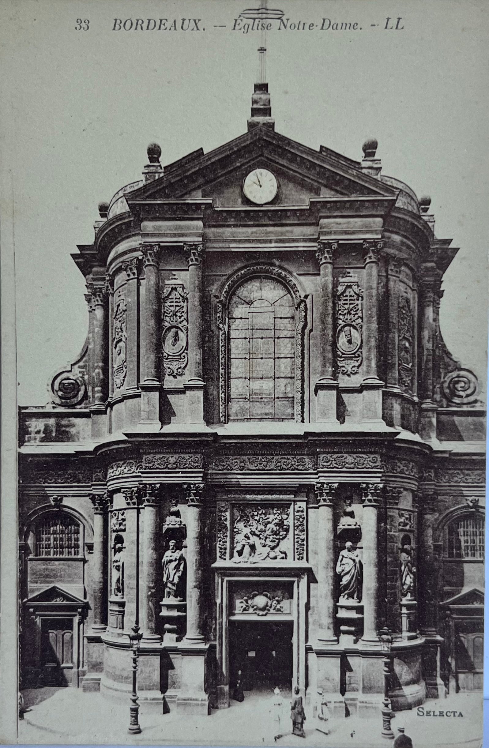 CPA FR33 Bordeaux - L'Eglise Notre-Dame LL