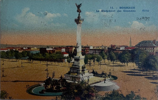 CPA FR33 Bordeaux - Le Monument des Girondins Tito