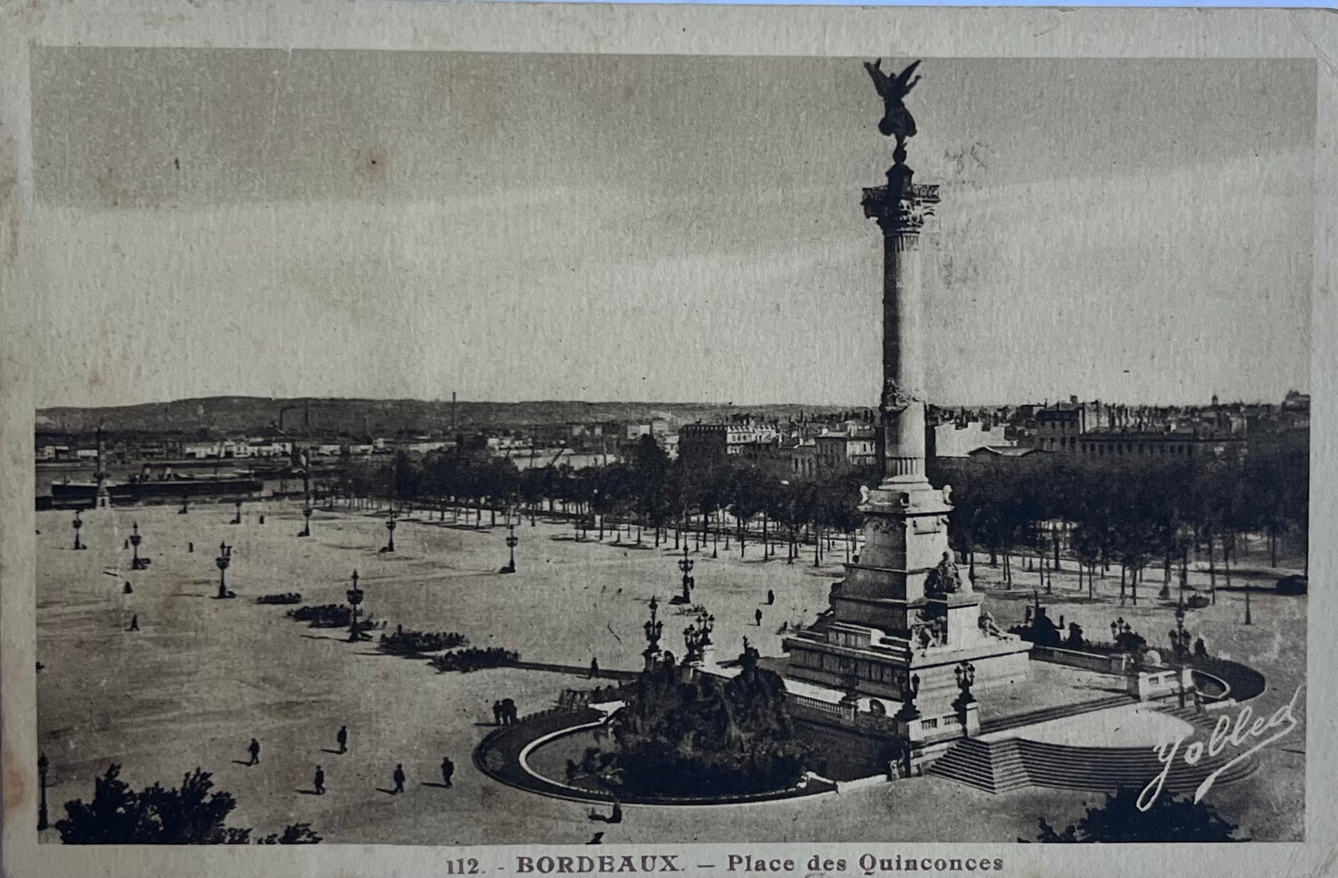 CPA FR33 Bordeaux - Place des Quinconces
