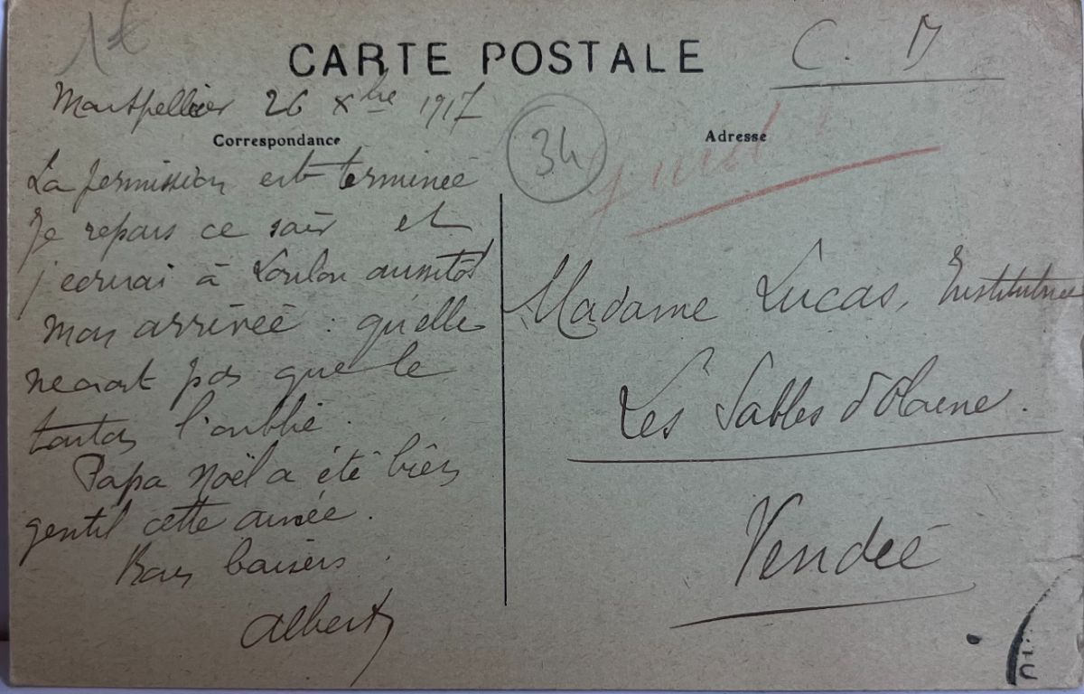 CPA FR34 Montpellier - La Fontaine des Trois Grâces
