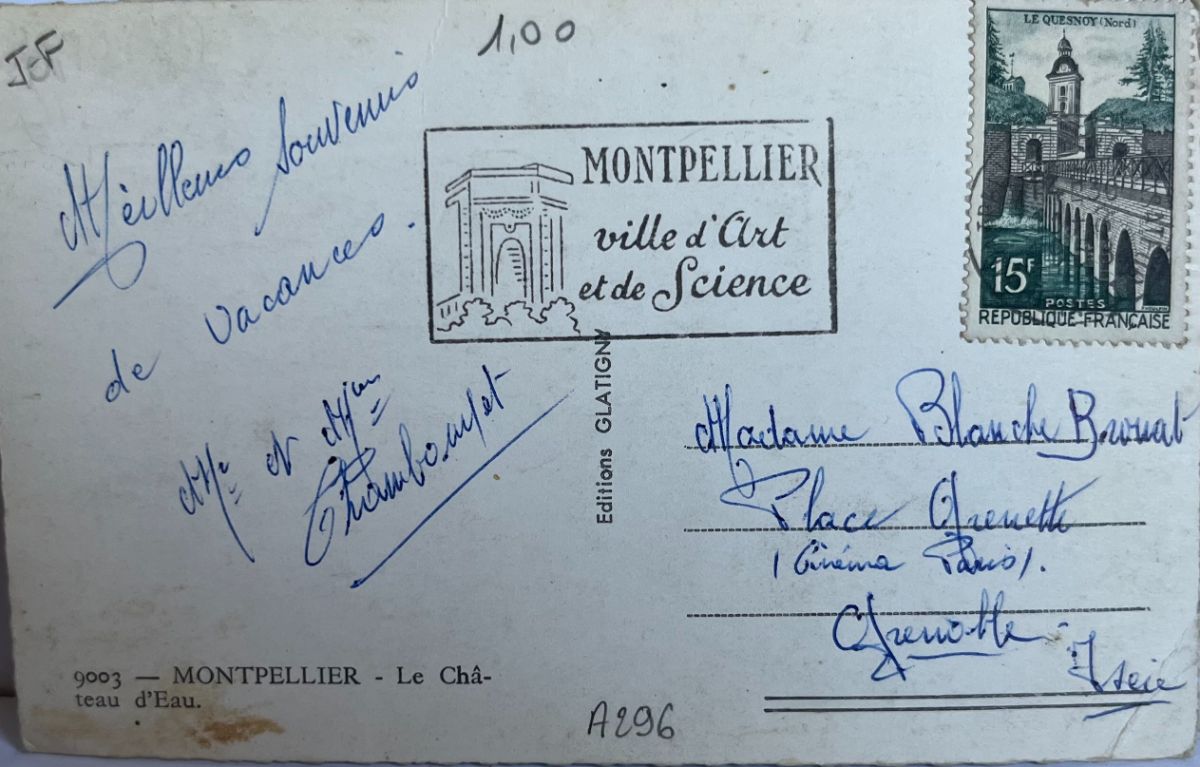 CPA FR34 Montpellier - Le Château d'Eau
