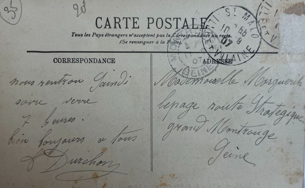 CPA FR35 Paramé - La Digue de Rochebonne par Gros temps LL