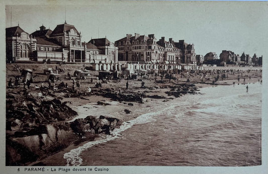 CPA FR35 Paramé - La Plage devant le Casino