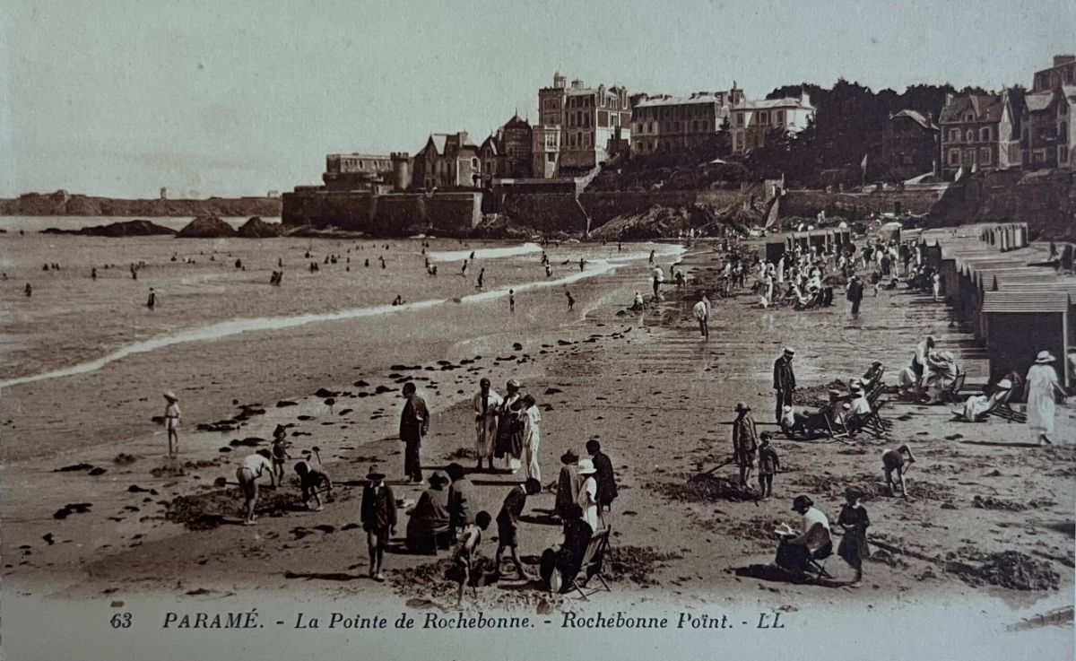 CPA FR35 Paramé - La Pointe de Rochebonne - Rochebonne Point LL