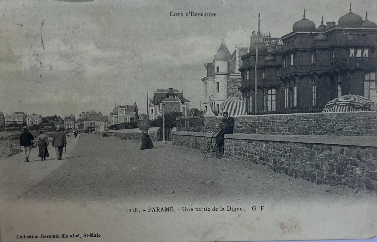CPA FR35 Paramé - Une partie de la digue GF - Cote d'Emeraude