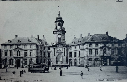 CPA FR35 Rennes - L'Hôtel de Ville JS