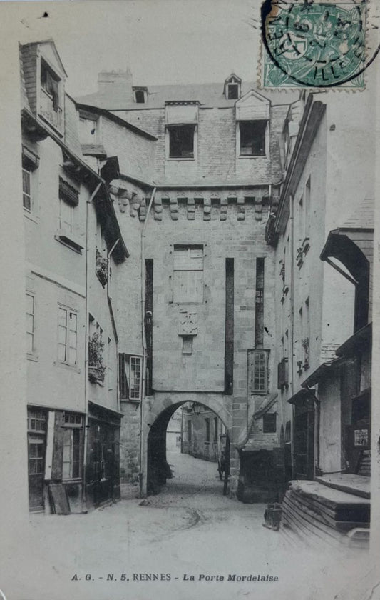 CPA FR35 Rennes - La Porte Mordelaise AG